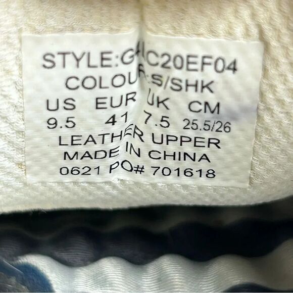 G/Fore G4 Gallivanter Cap Toe Leather Gold Sneaker Cleat Shoe Womens Size 9.5 - Picture 9 of 10